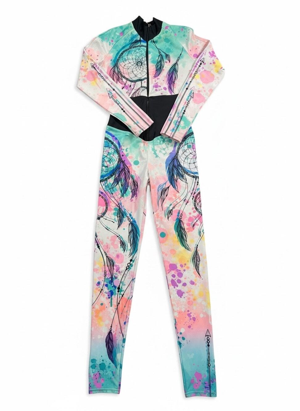 Bona Fide Arcana Syndicate Dream Catcher White Jumpsuit Catsuit L
